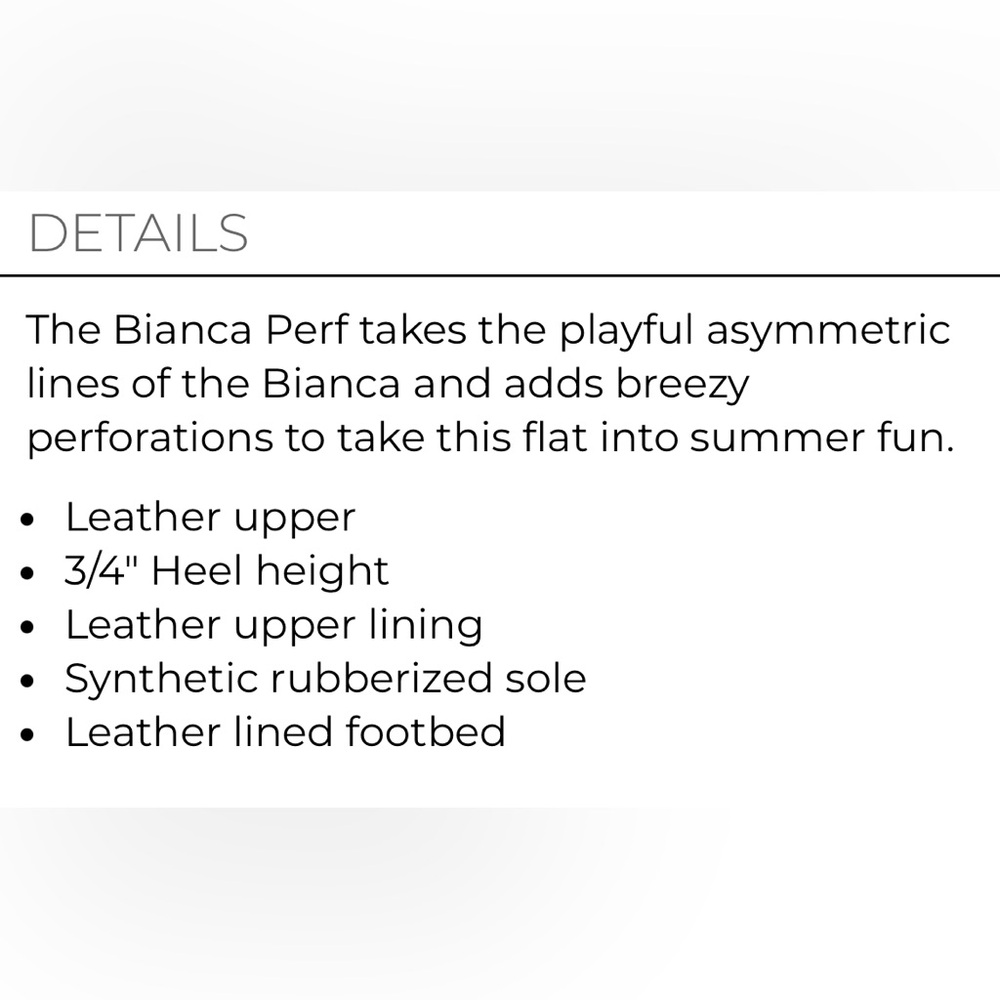 NWT BUENO Brand BIANCA PERF Flat in Black - Picture 5 of 14